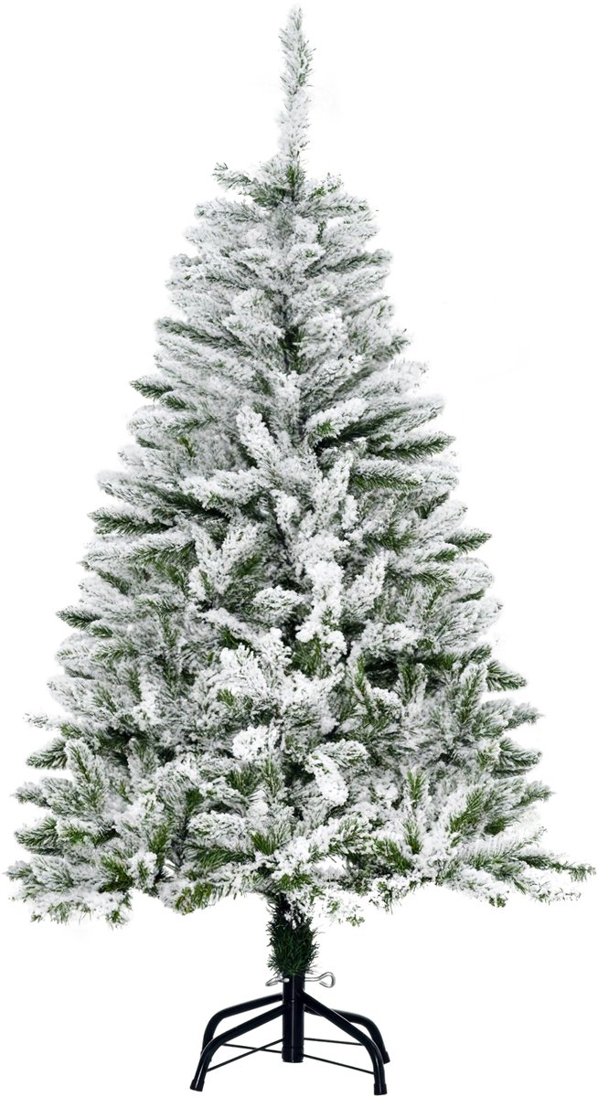 HOMCOM-Kerstboom-PVC-70x70x120cm-Groen