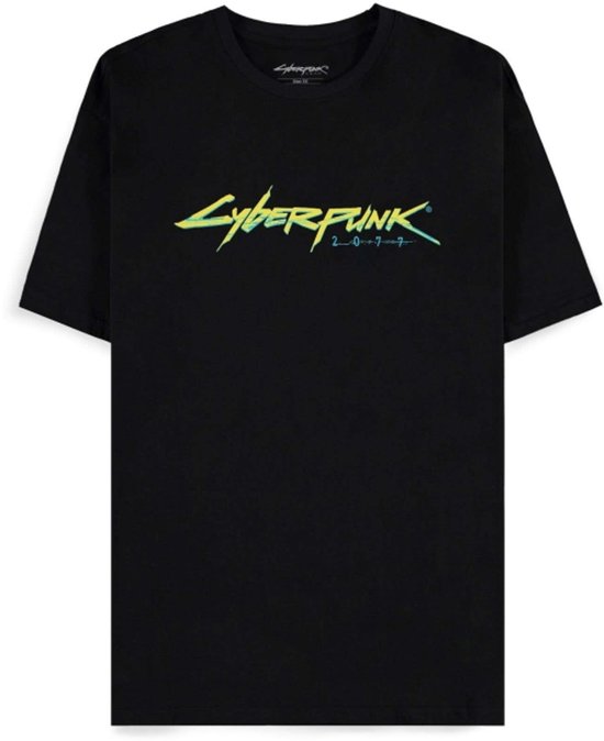 cyberpunk-2077-logo-heren-tshirt-m-zwart-bol