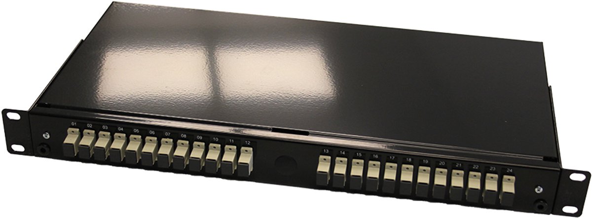 LOGON PROFESSIONAL LSB105BL glasvezel-splitterbehuizing zwart