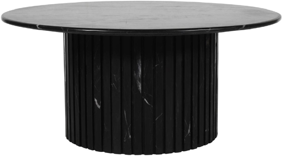 PTMD Salontafel Neelim - Zwart - 91x91x41cm
