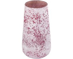 PTMD - Windlicht Marcy - Roze - 16x16x30cm