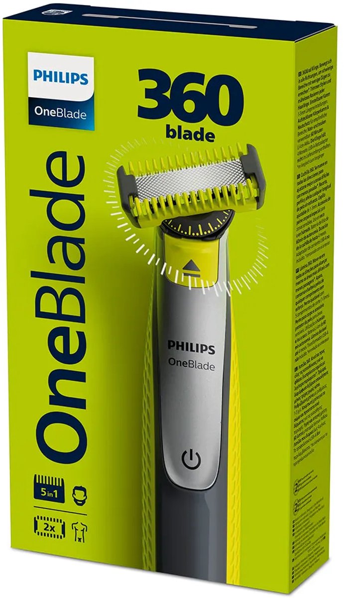 DAP OneBlade 360 QP2834/23 Scheerapparaat voor Gezicht en - afbeelding 2