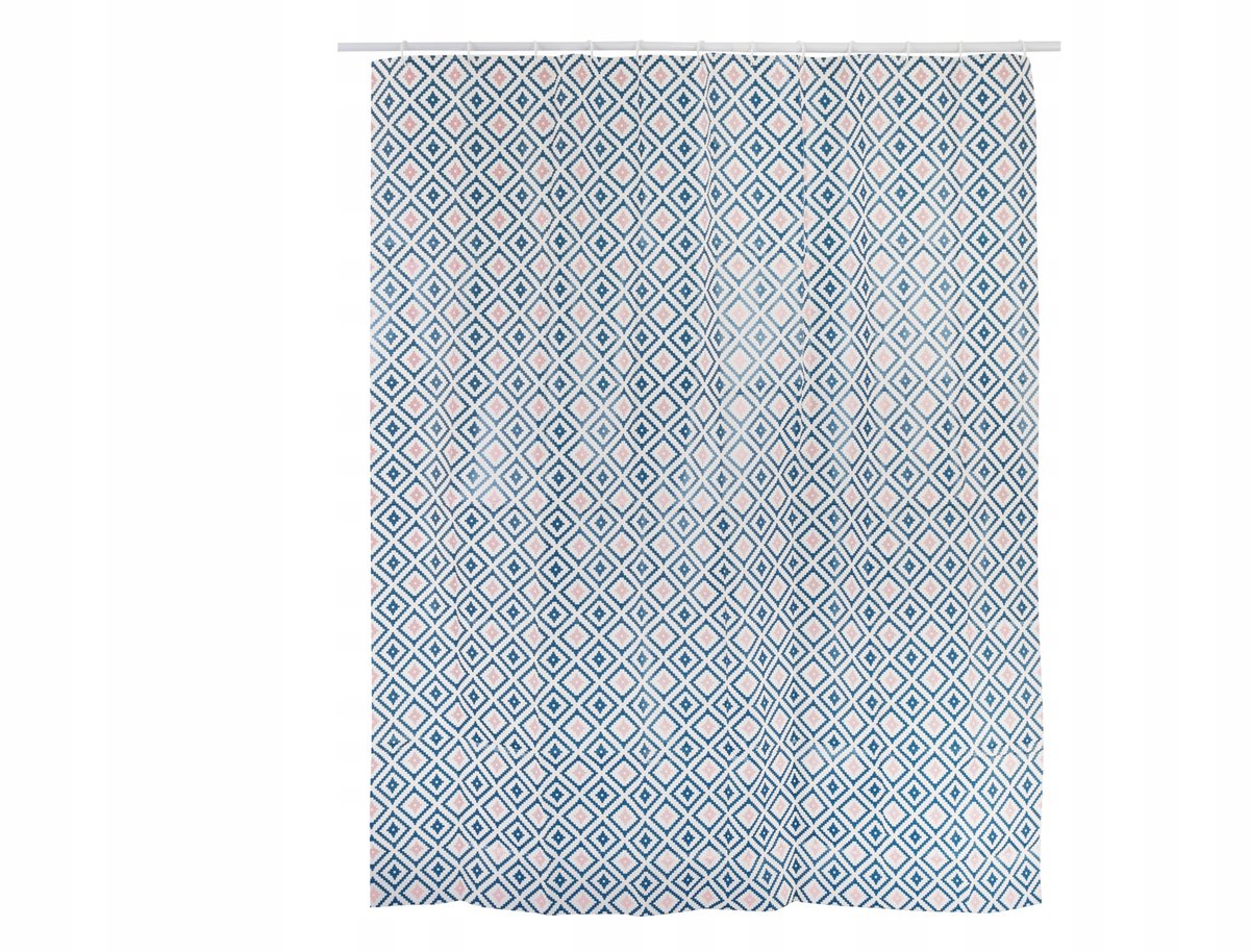 Douchegordijn 180x200cm PEVA Waterdicht met Ophangringen