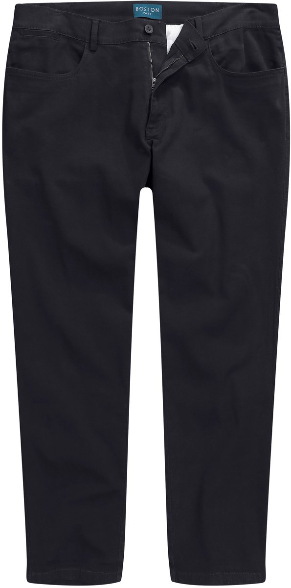 Boston Park - Heren - Broek van twill traveller-band 5-pocket regular fit - Donkermarine - Maat 66