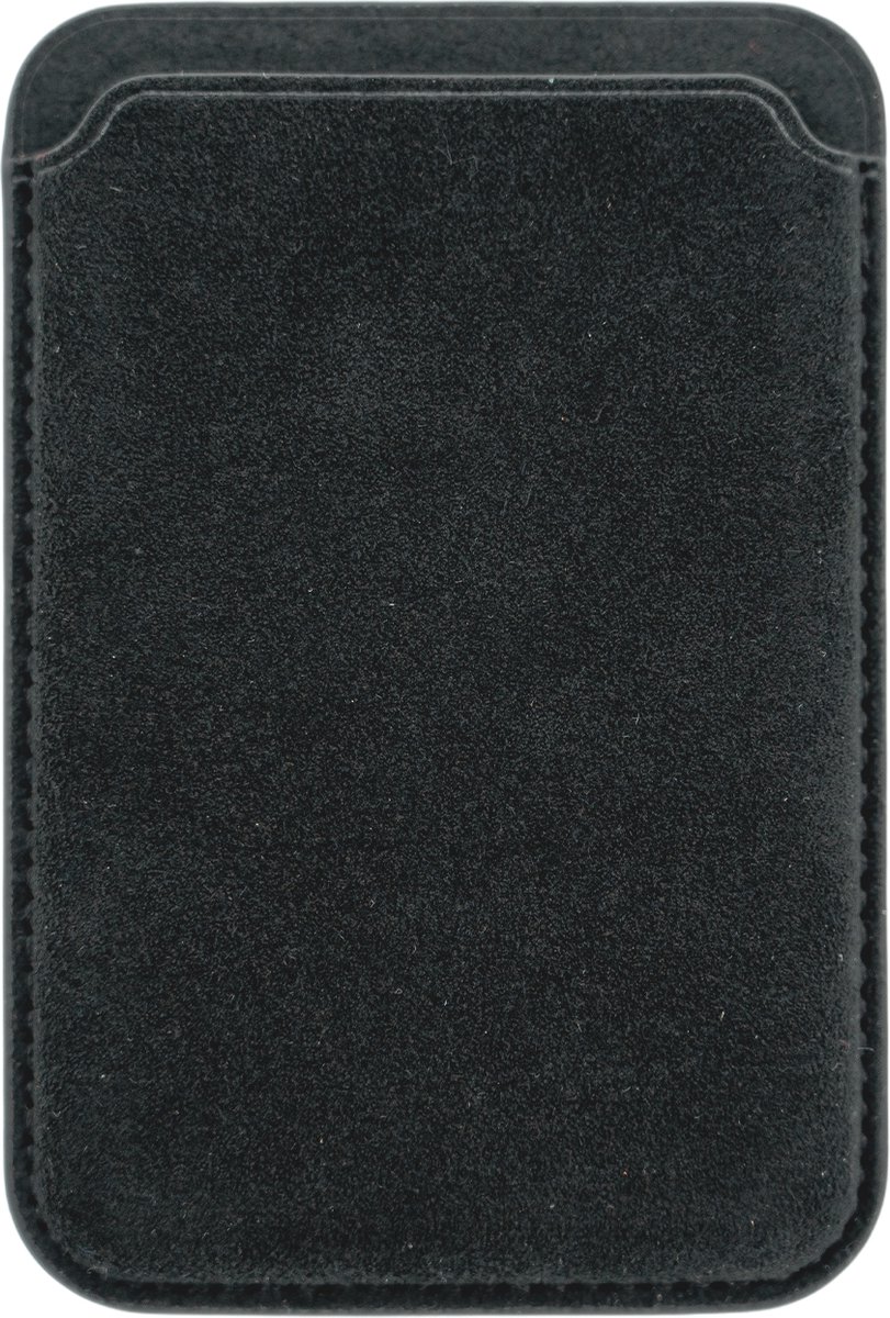 Veltrixx Apple iPhone – MagSafe Wallet – MagSafe Pasjeshouder – Alcantara – Graphite Black