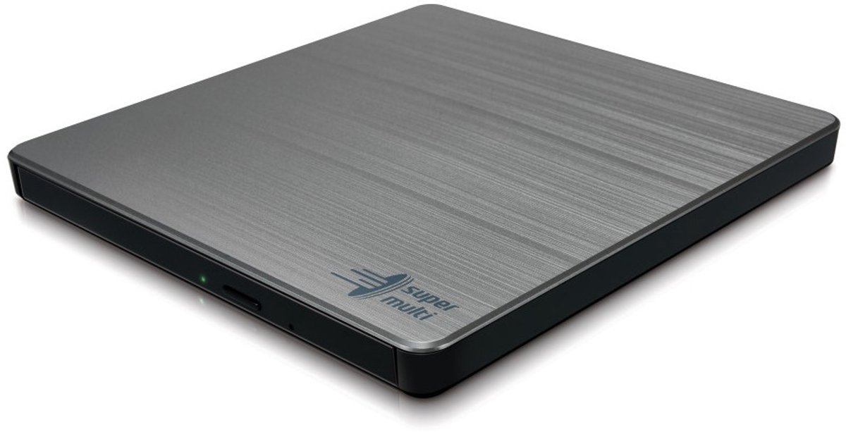 Hitachi-LG Slim Portable DVD-Writer optisch schijfstation Zilver DVD±RW
