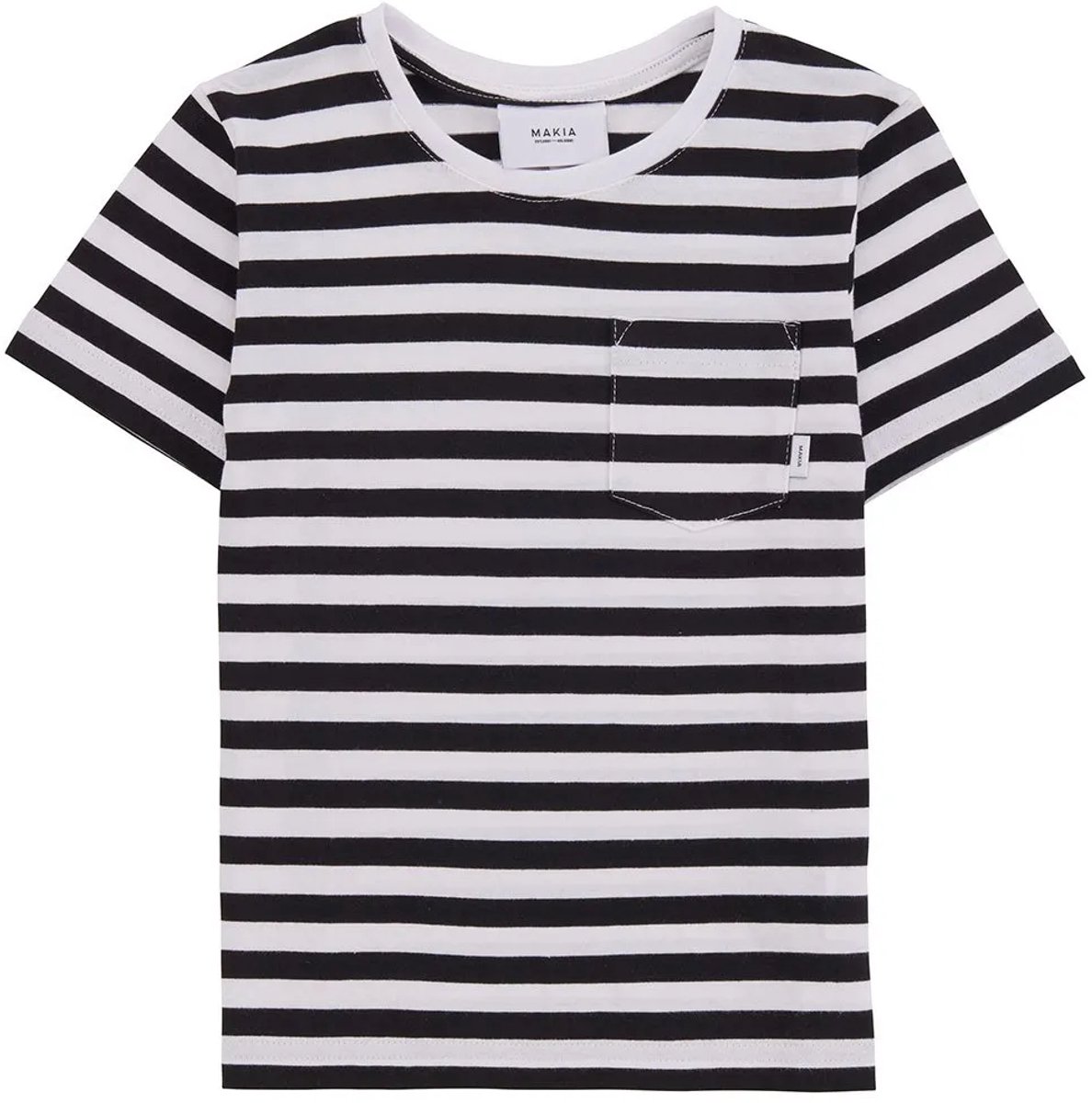 Makia Verkstad T-shirt Met Korte Mouwen Zwart 158-164 cm Jongens,Meisjes