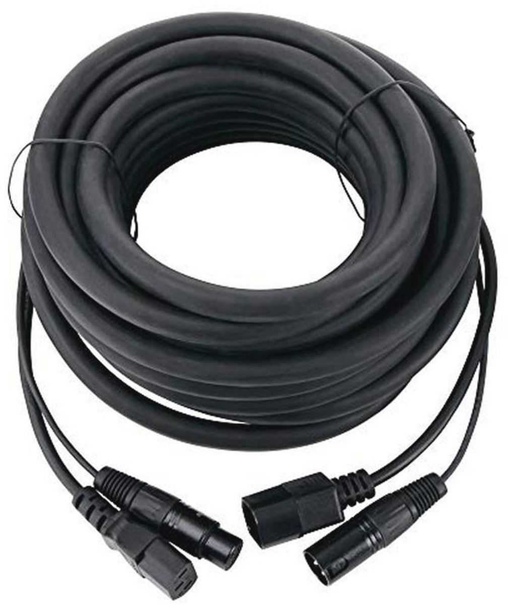 Hybride DMX en Stroomkabel 10 m - Ideaal voor Lichteffecten