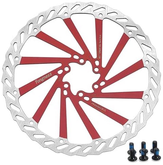 Disque De Frein Flottant Vélo JaneEyre – 160, 180 Ou 203 Mm, 6 Trous, En Aluminium/Inox Pour VTT, BMX