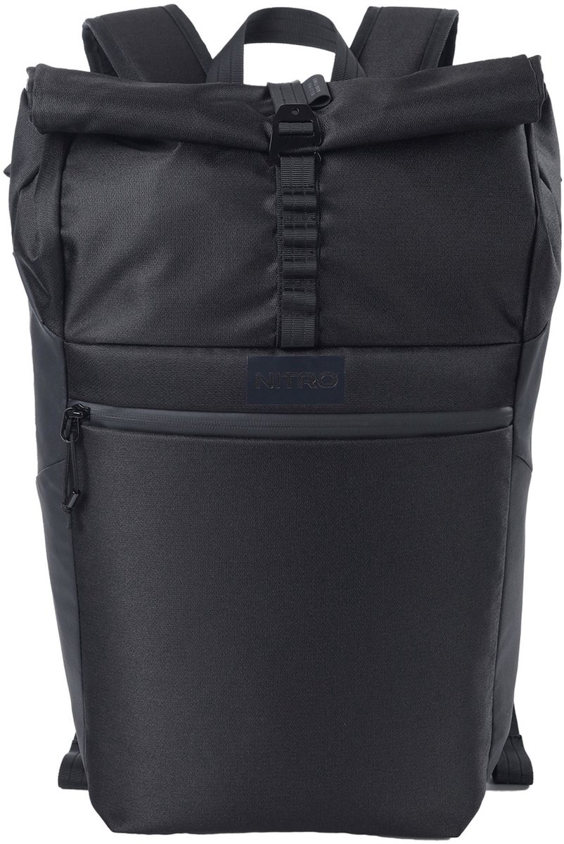 NITRO vrijetijdsrugzak rugzak met laptopvak Urban Collection Cosmo 24L Black Out zwart