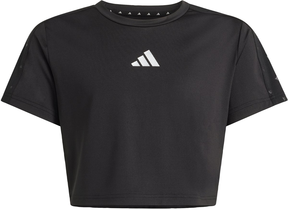Adidas Sportswear Train Essentials Seasonal Print T-Shirt Kinderen Zwart