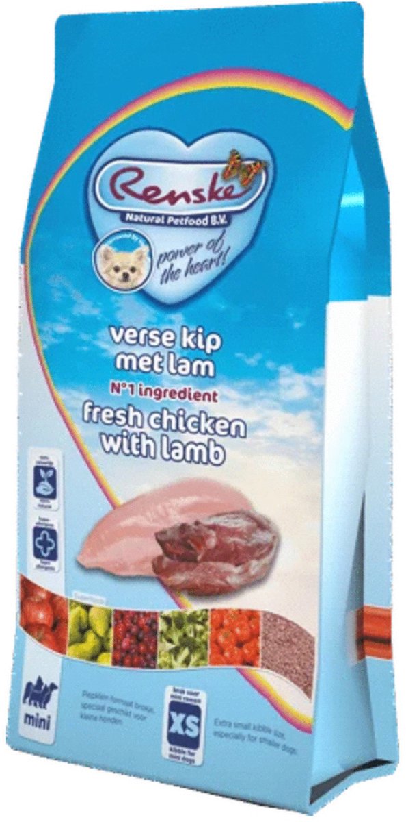 Renske Super Premium Mini - Hondenvoer - Kip Lam 6.5 kg