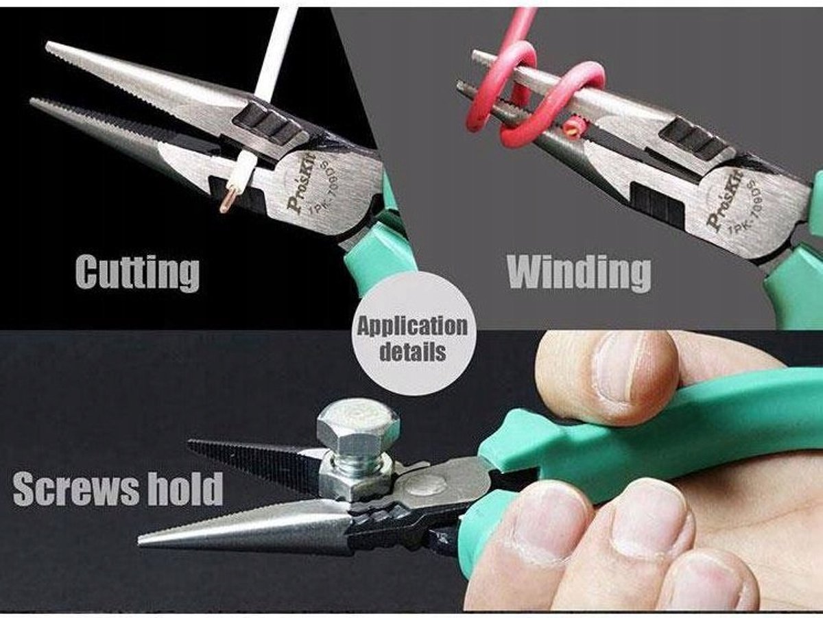 Proskit Combinatietang 165mm 1PK-709DS