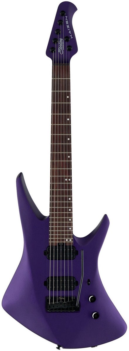Sterling by Music Man Kaizen 7 Firemist Purple Satin 7-snarige elektrische gitaar