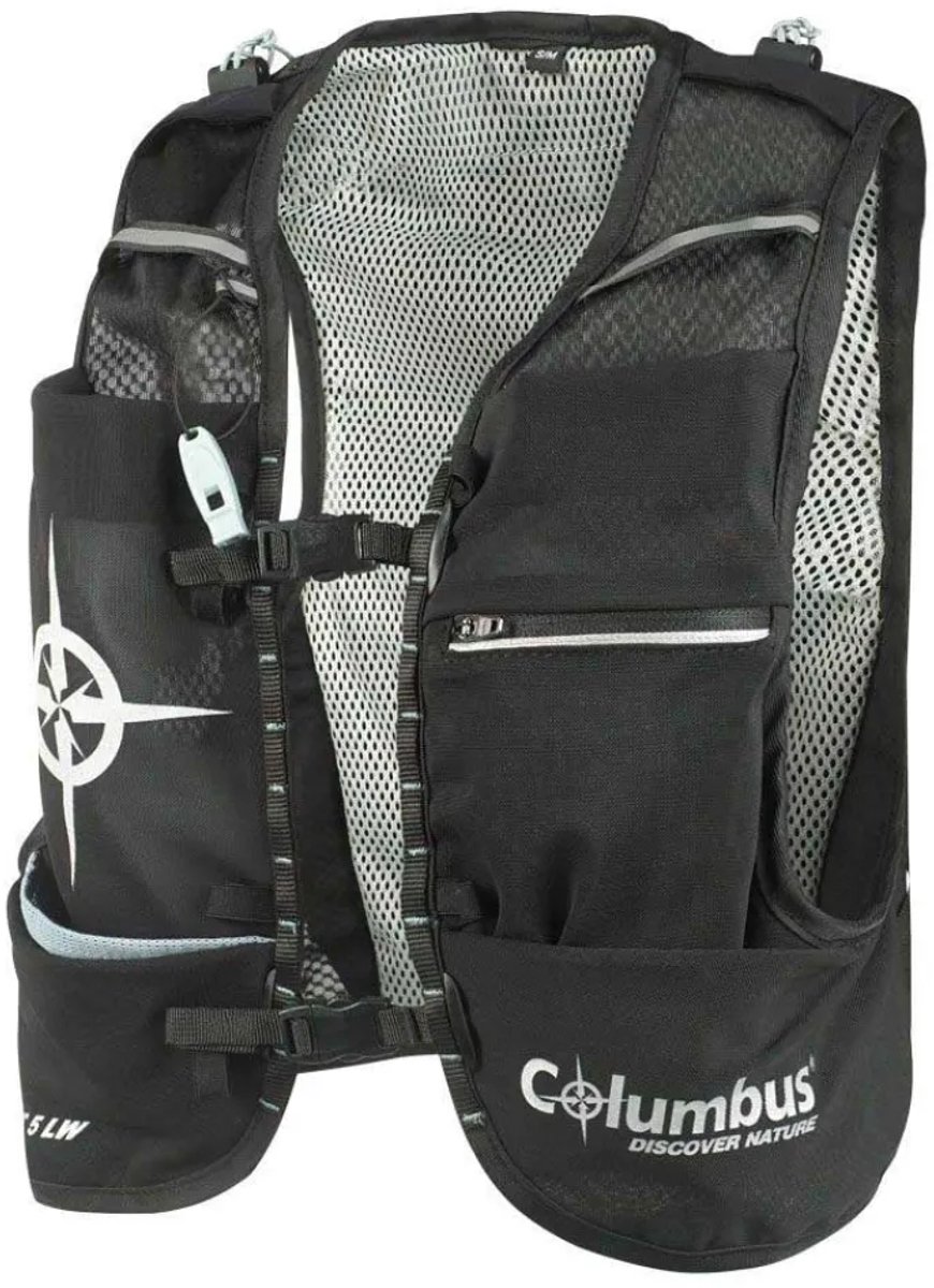 Columbus A09363 Hydratatierugzak Zwart S-M