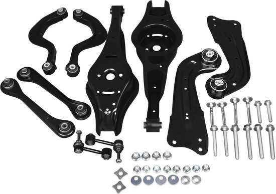 QWORK® 11-delige hoogwaardige set voor remklauwdemontage. Geschikt voor