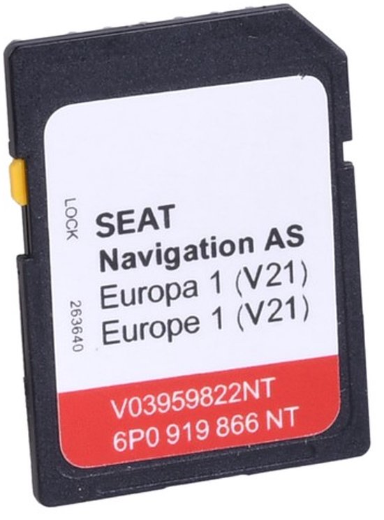 Daity Navigatie-SD-kaart voor SEAT MIB2-navigatiesysteem AS V21