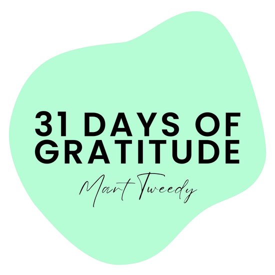 31 Days of Gratitude - cover