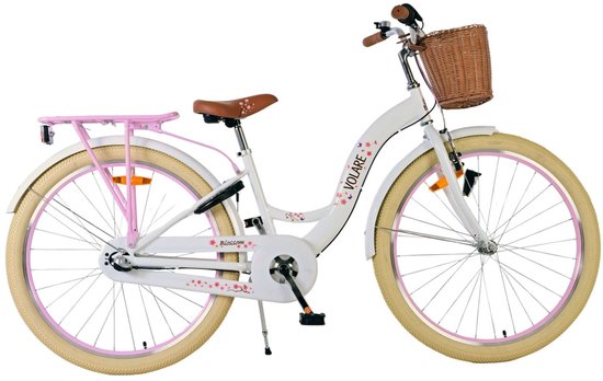 Volare Blossom Kinderfiets - Meisjes - 26 inch - Wit - Nexus 3 versnellingen van Volare — afbeelding 4