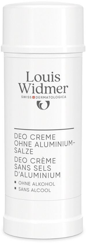 Louis Widmer Deo Crème Zonder Aluminiumzouten Licht Geparfumeerd