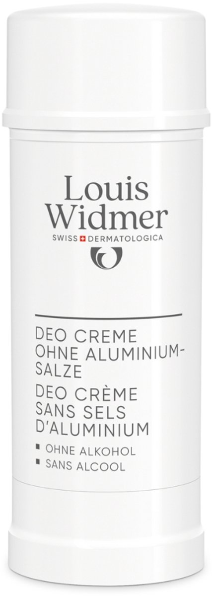 Louis Widmer Dermocosmetica Deodorant Zonder Aluminiumzouten Crème 40ml