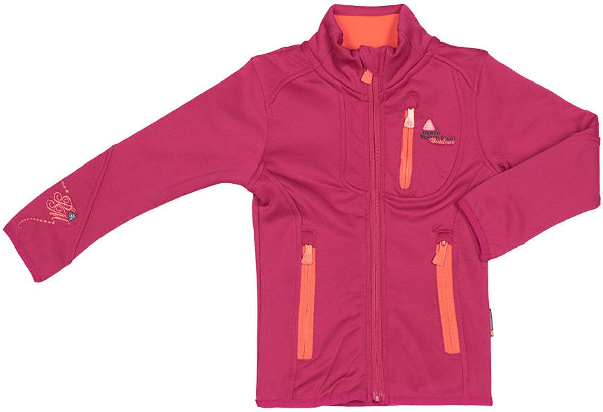 Dames fleece-jack Peak Mountain Aynur Fushia Malabar