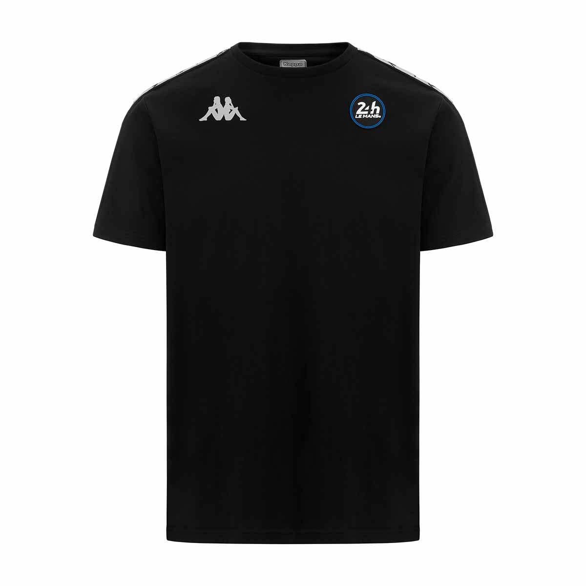 222 T-shirt Kappa Banda Ran 24H Le Mans Zwart