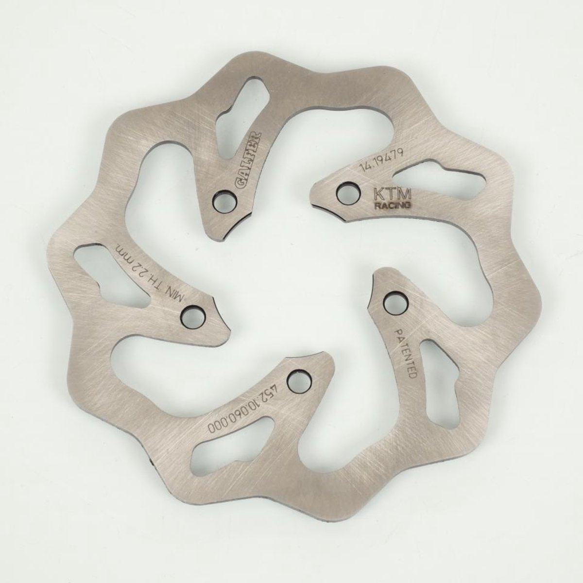 Disque frein arrière origine pour moto KTM 50 SX JUNIOR 2009 Ø140x45x2.8mm Neuf