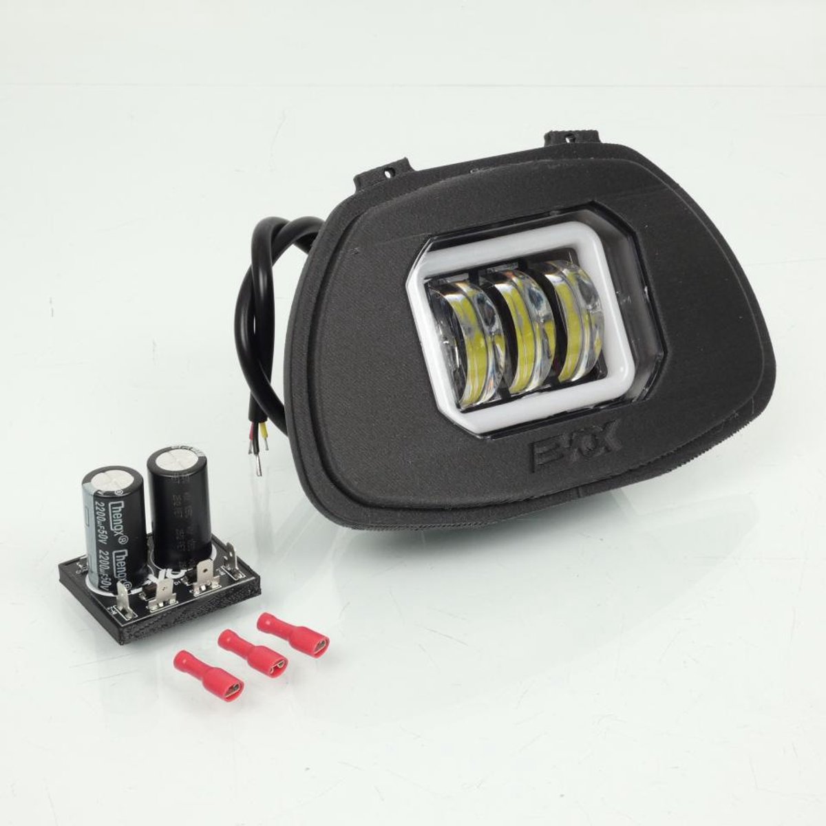 Optique avant EVOK Iron Led pour scooter Piaggio 125 Vespa GT 1966 à 1973 Neuf