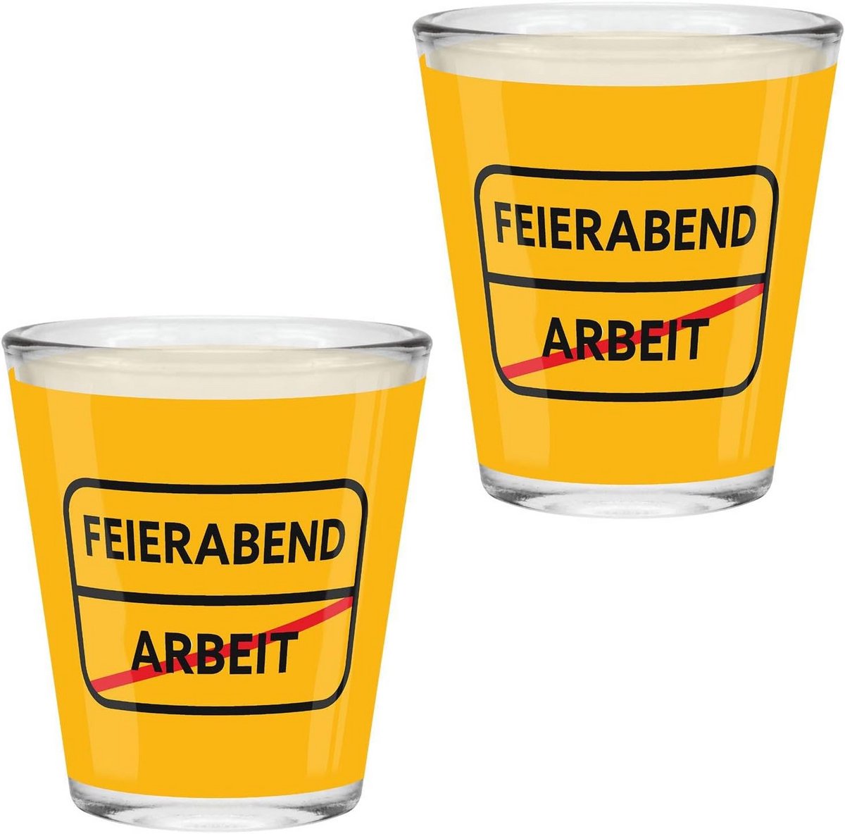 Set Borrelglazen met Feestelijke Spreuken - Cadeau Idee voor Elke Avond