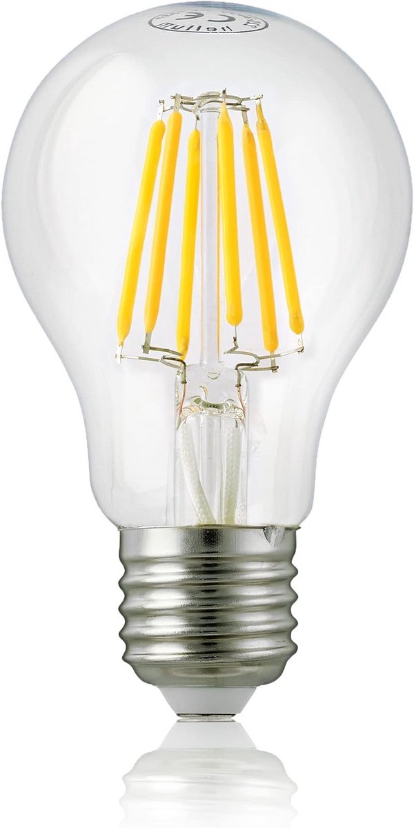 LED Gloeilamp A60 E27 7W Warm Wit 2700K - Vervangt 60W - 810 Lumen - Grote Stralingshoek