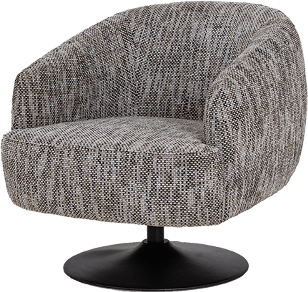 Tower Living - Barga draaifauteuil ted - wit/grijs