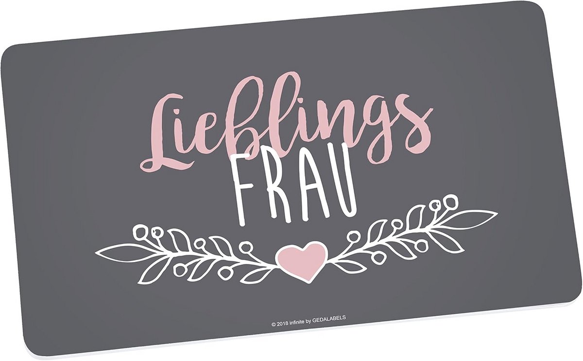 Ontbijtplank Melamine - Favoriete Vrouw Design