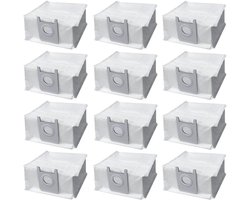 12 Pack Stofzak - Accessoires geschikt Voor Roidmi EVE Plus Robot Stofzuiger - Synthetische Stofzuigerzak
