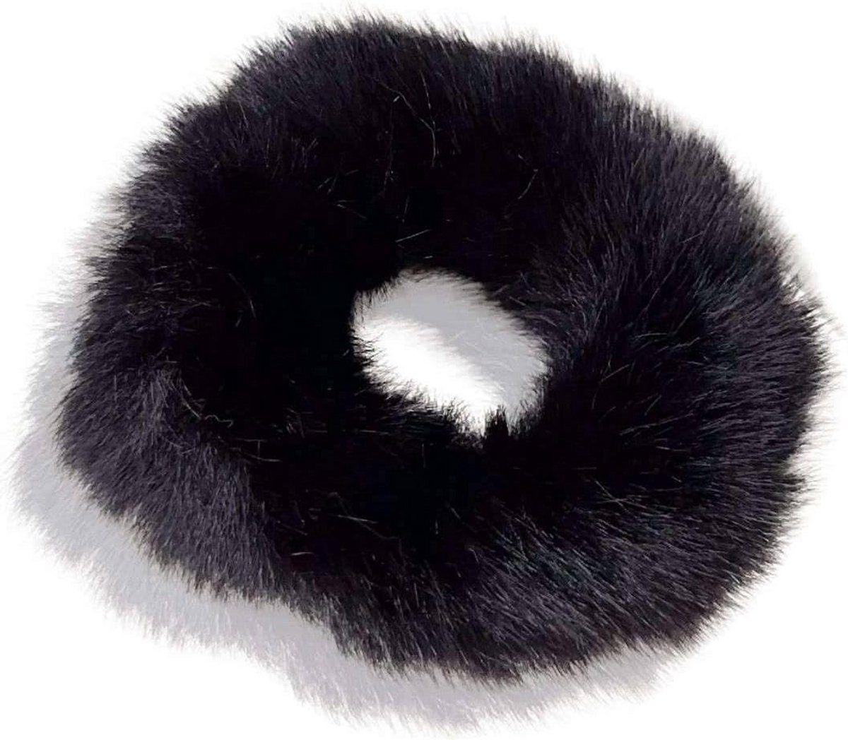 Fluffy Haar Scrunchie Haarelastiek Zonder Knik Voor Dik Haar Dames Meisjes