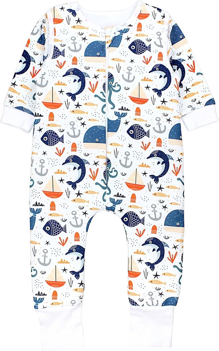Baby Slaapzak met Voetjes en Mouwen 2.5 TOG Katoen Herfst Winter Unisex