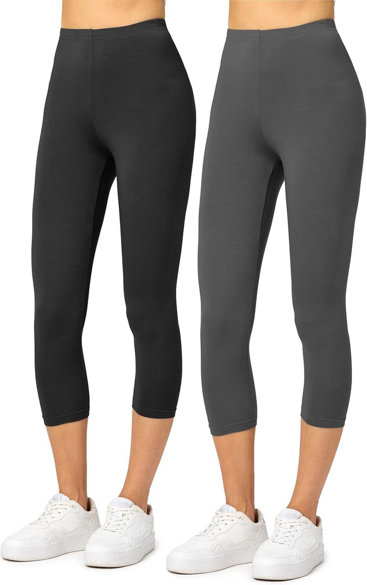 Dames 3/4 Legging 2 Pack