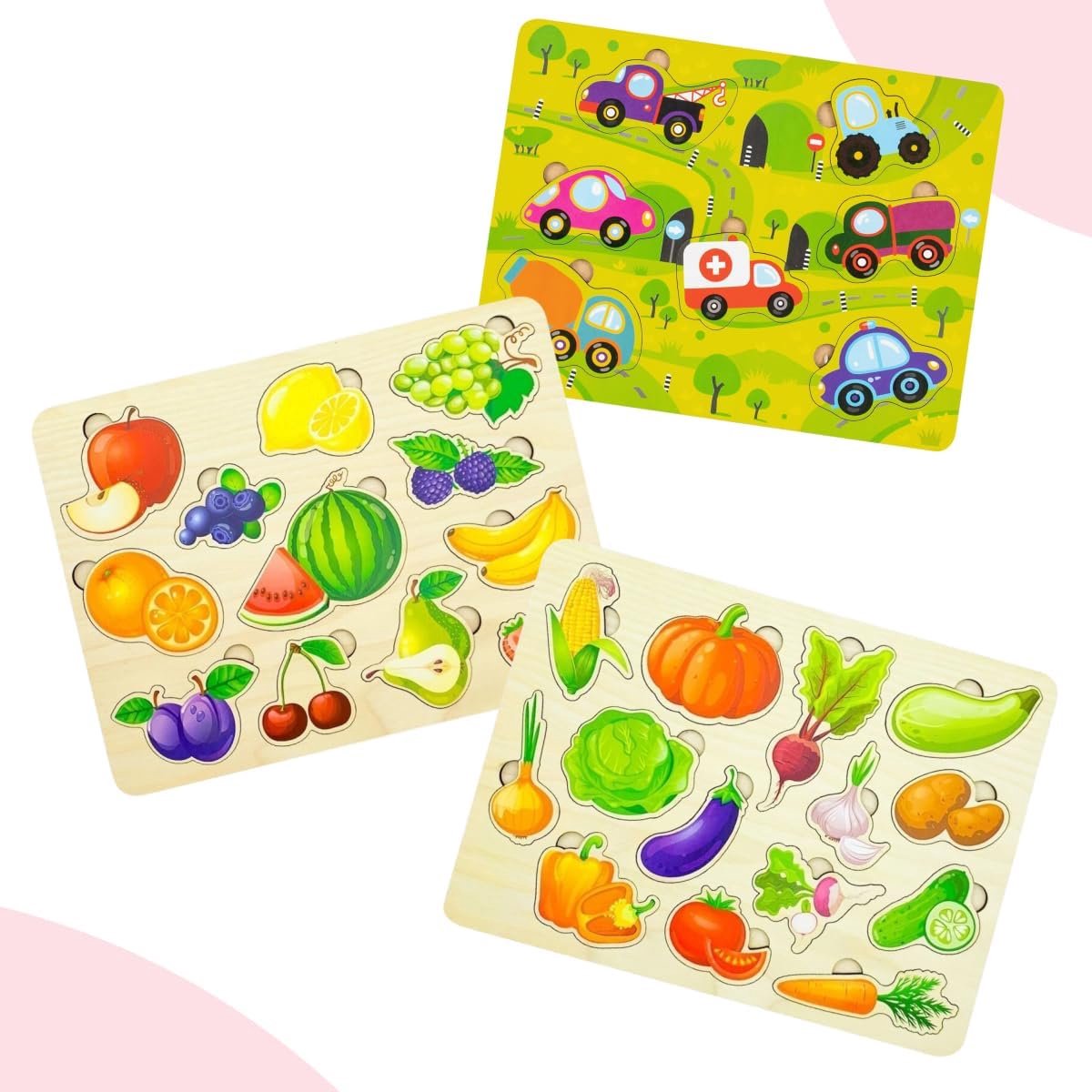 Houten Puzzels voor Peuters en Baby's: Educatief & Natuurlijk | Montessori Speelgoed