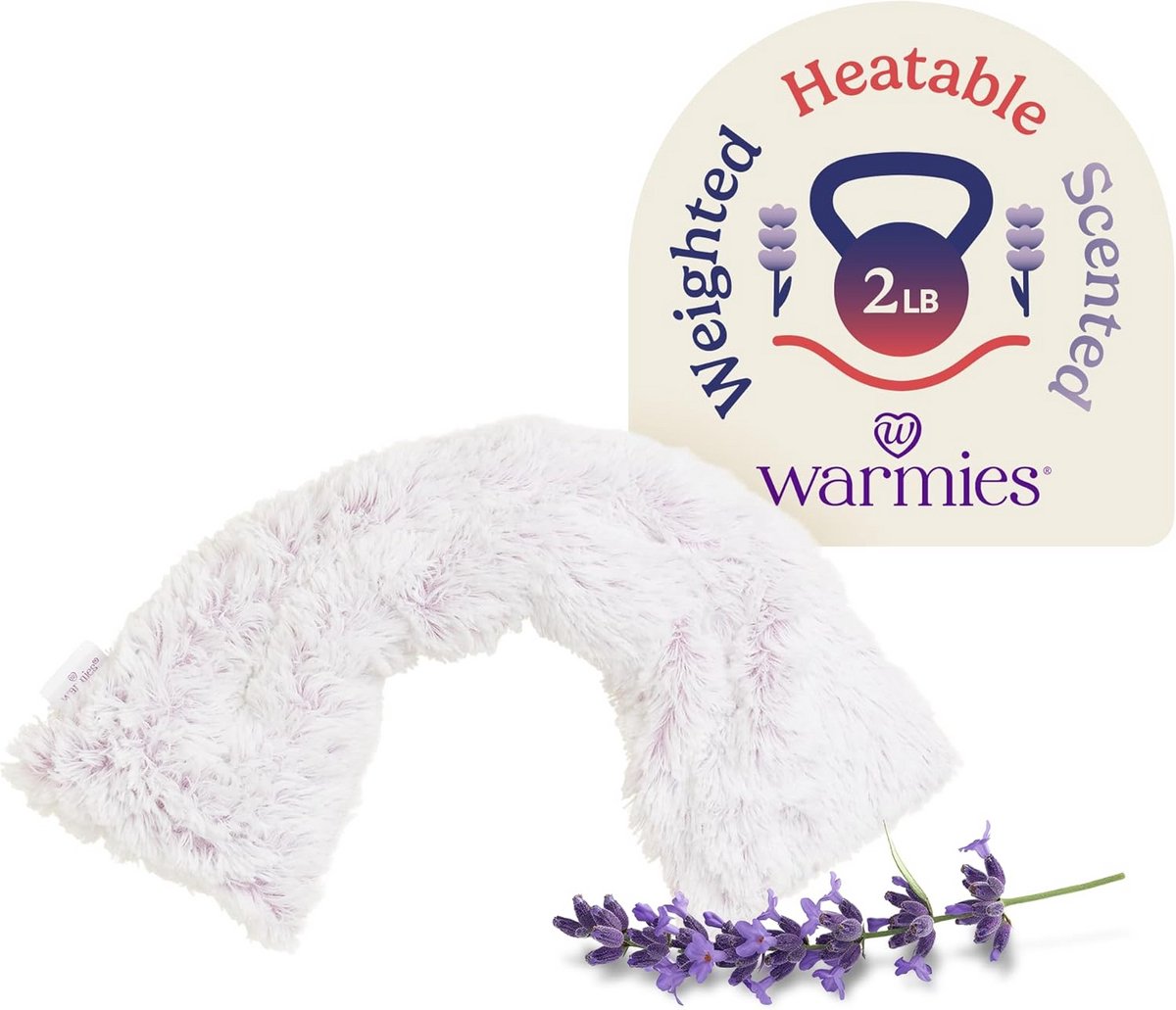 Roze Marshmallow Warmte- en Koele Wrap met Lavendelgeur