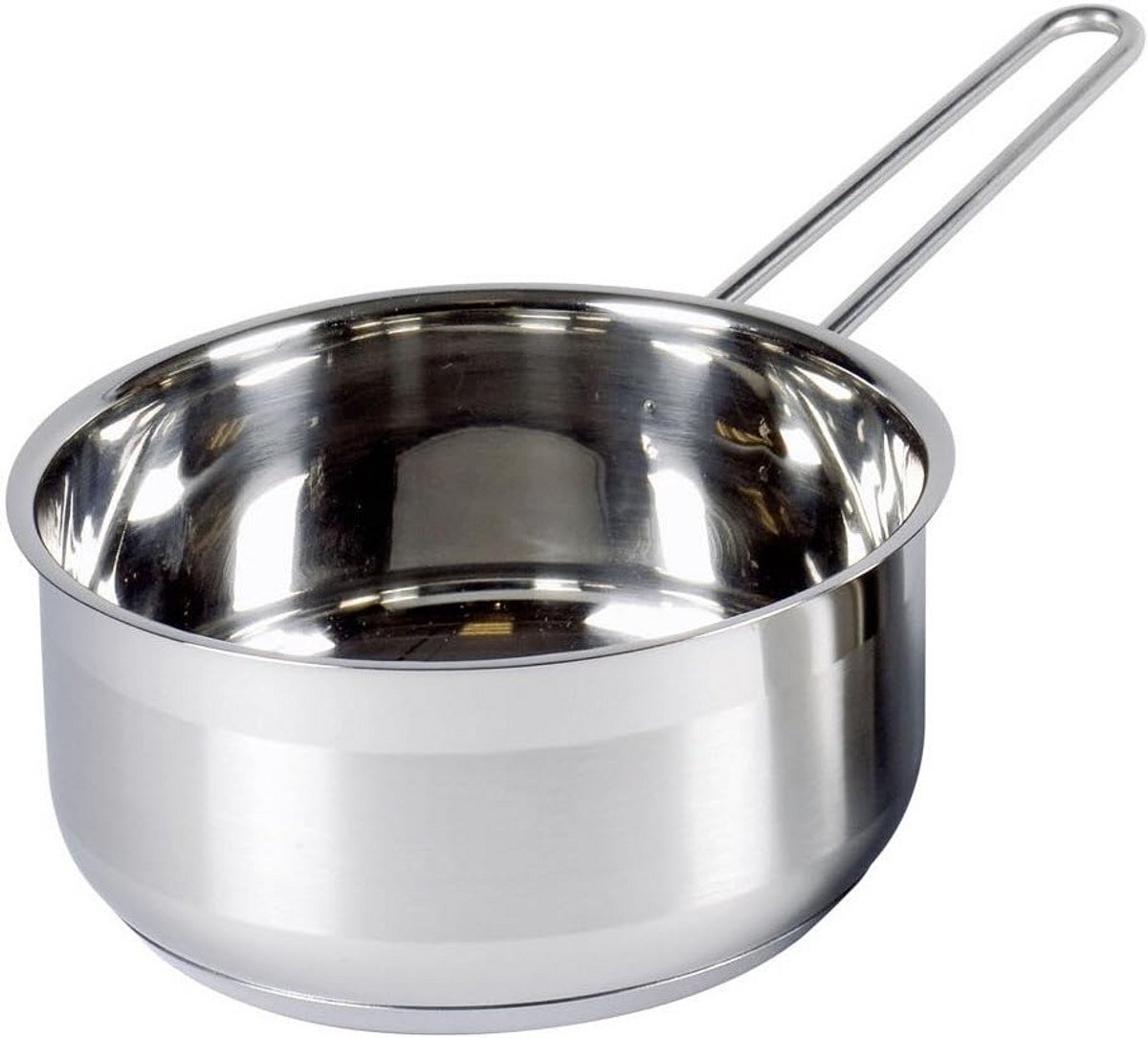 RVS Steelpan 16 cm Inductie Geschikt – Compacte Koekenpan voor Koken