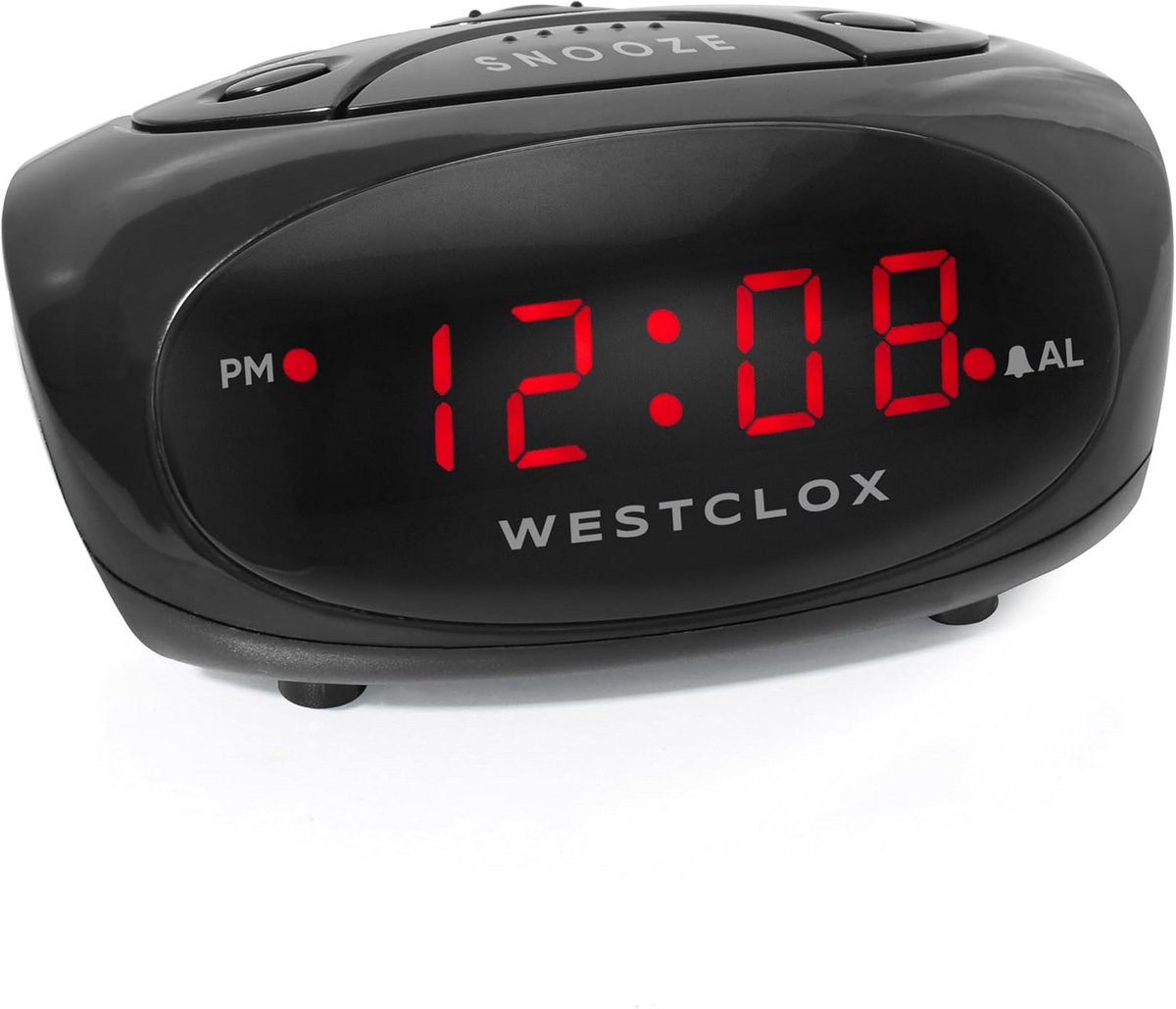 Elektrische Wekker Zwart - Super-Luide Alarm & Heldere LED Display voor Dagelijkse Gebruik