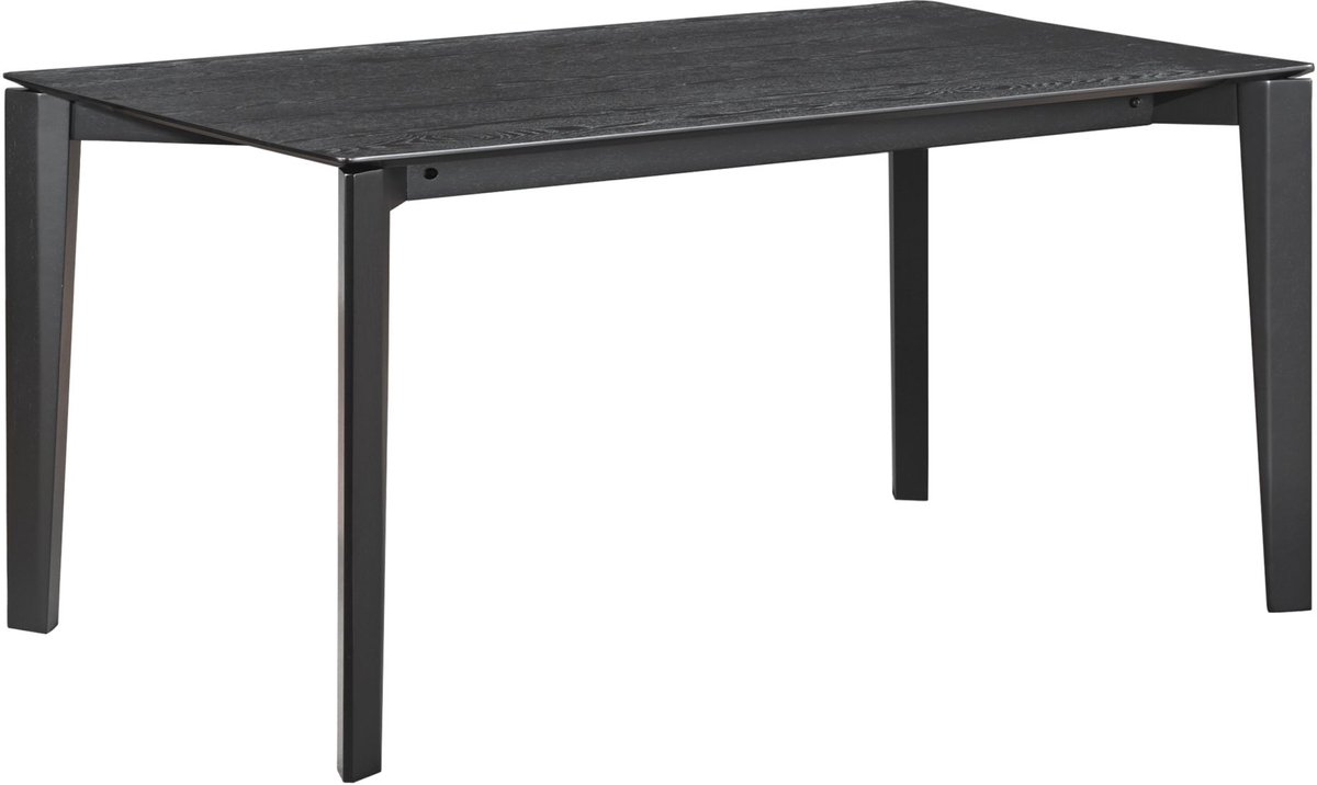 Selsey Loomens – Eettafel 150 x 90 cm, zwarte eikenlook