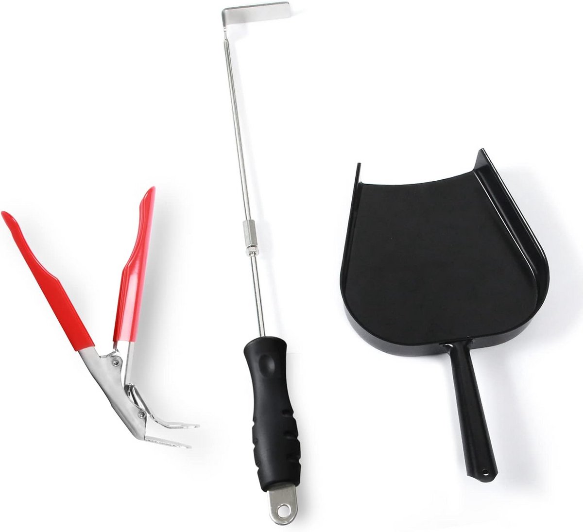Asche Schep Set voor Kamado BBQ en Houtskool Grills - Reinigingsgereedschap Set