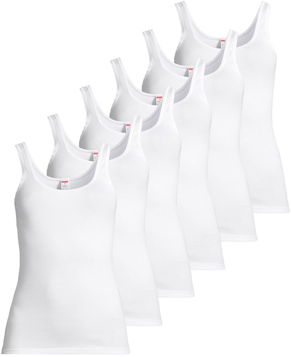Conta Dames onderhemd 6 pack fijnrib