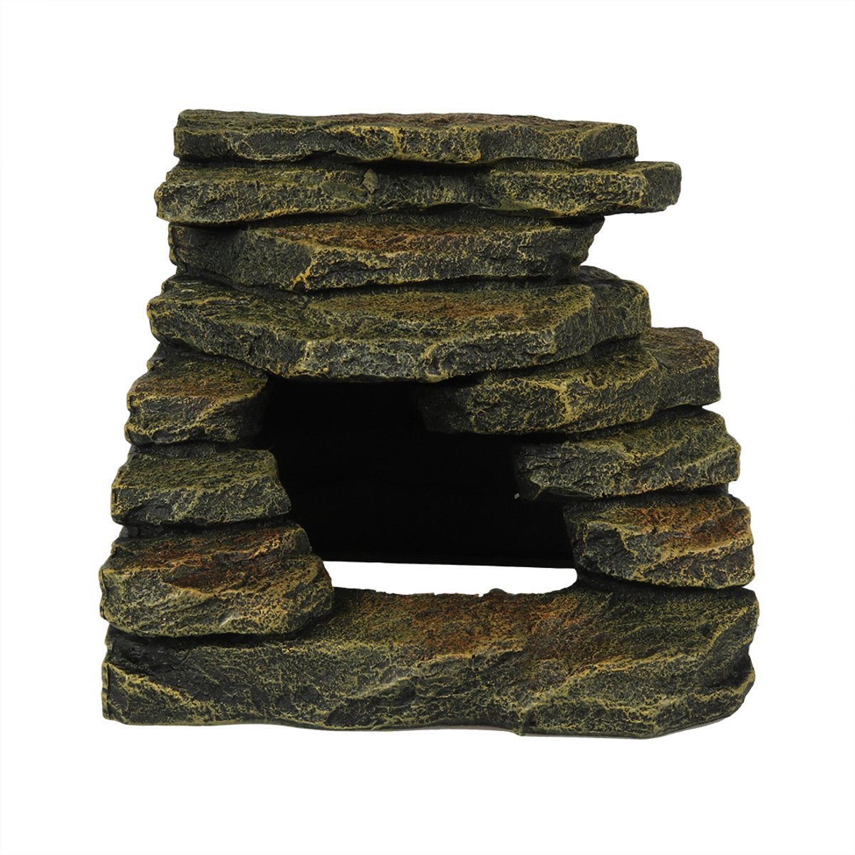 Terra Della - Aquariumdecoratie - Reptielen - Hoeksteen M - 18,5x18,4x16cm - 1st