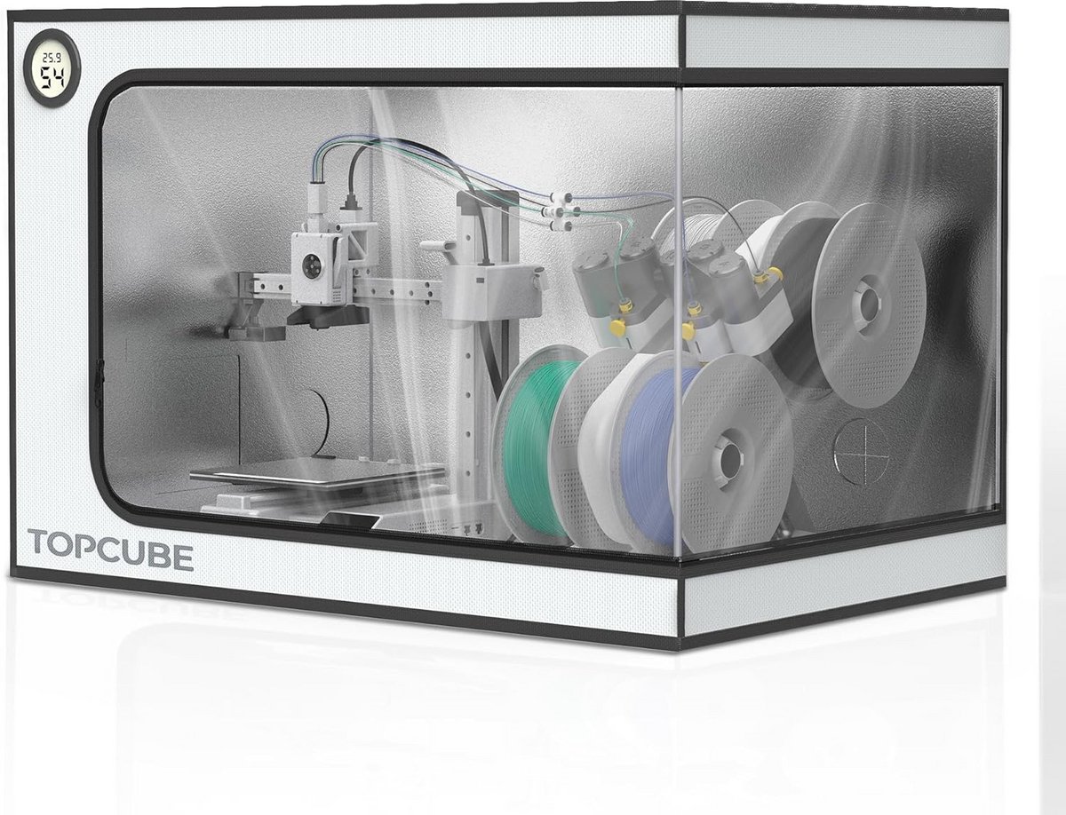 Zelfbouw Afzuigkap en Behuizing voor 3D-printer met LED-verlichting