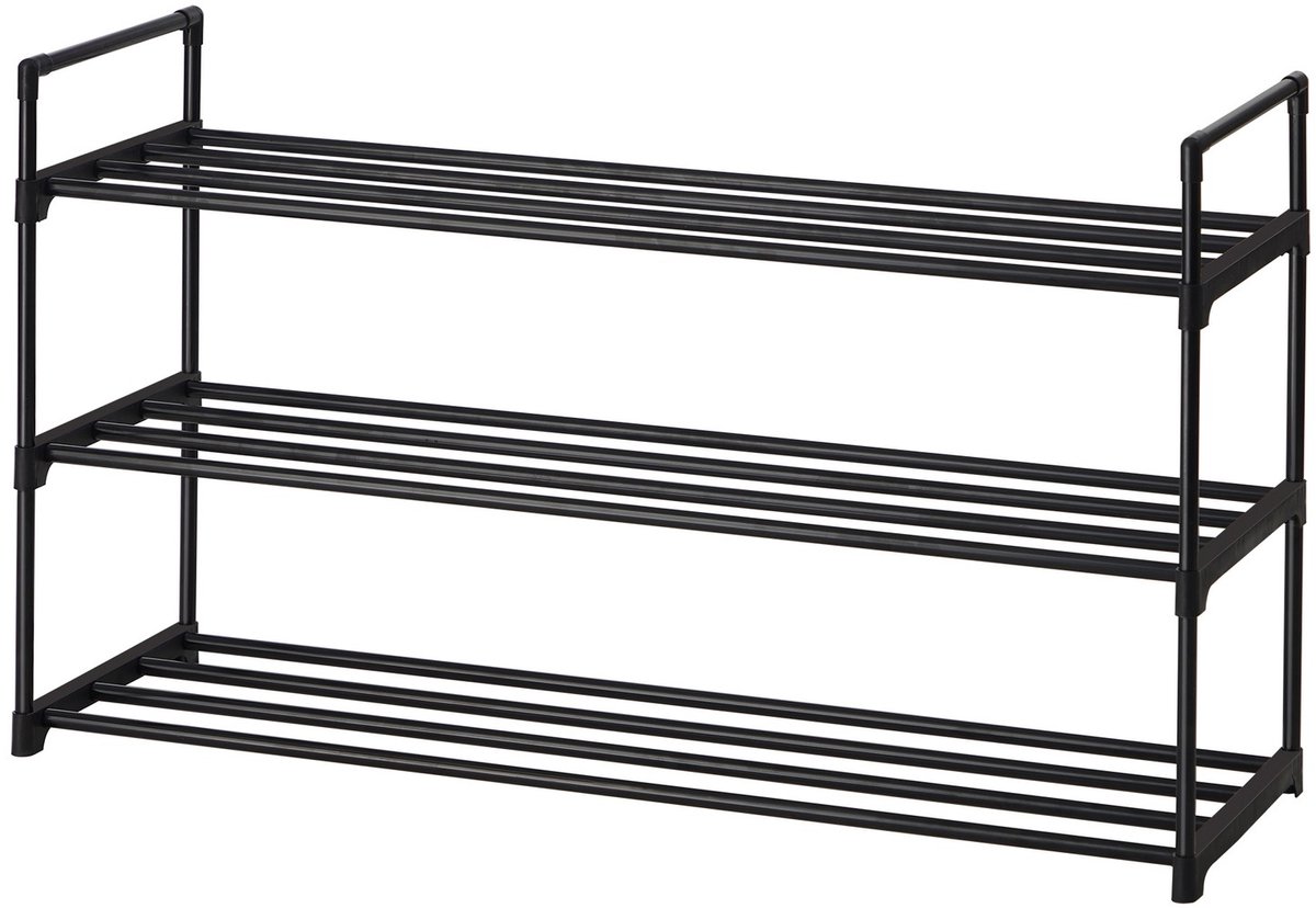 Schoenenrek – 3 Niveaus – Voor 12–15 Paar Schoenen