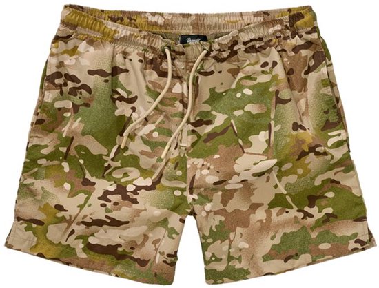 Brandit Shorts de bain Maillot de bain camouflage L Nylon -