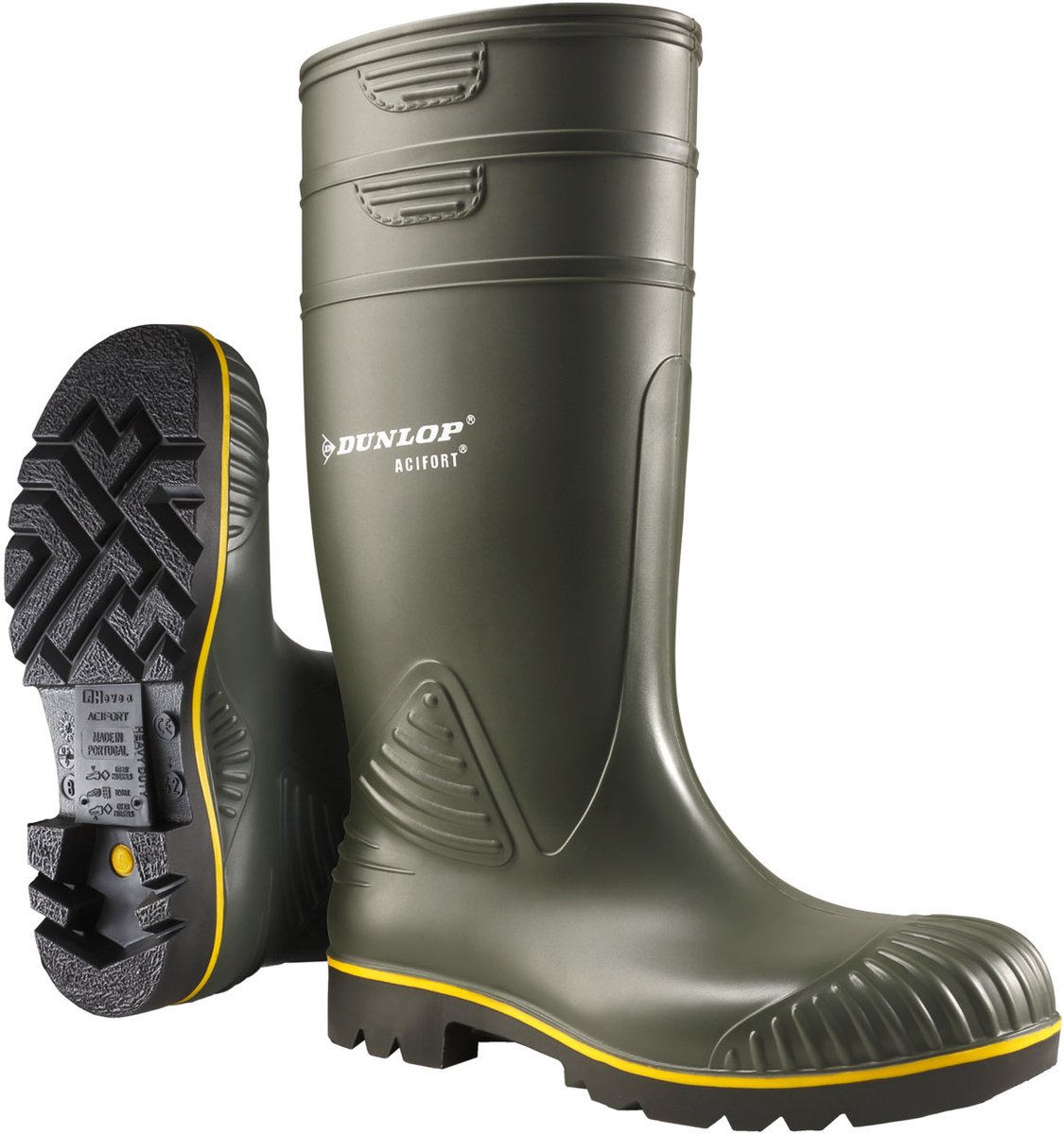 Knielaars Acifort Heavy Duty Dunlop O Groen