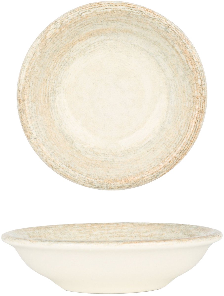 Bonna Serveerschaal - Patera - Porselein - 9 cm (50cc) - set van 6